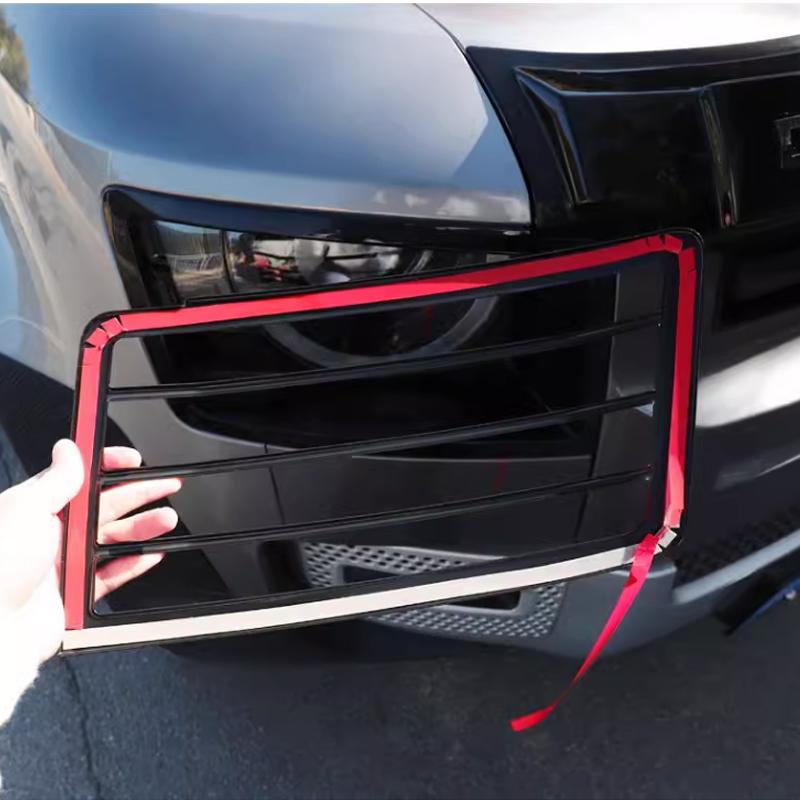 For Land Rover Defender 110 2020-2024 Stainless Steel Car Headlight Lampshade Protection Net Cover Accessories Car Modification