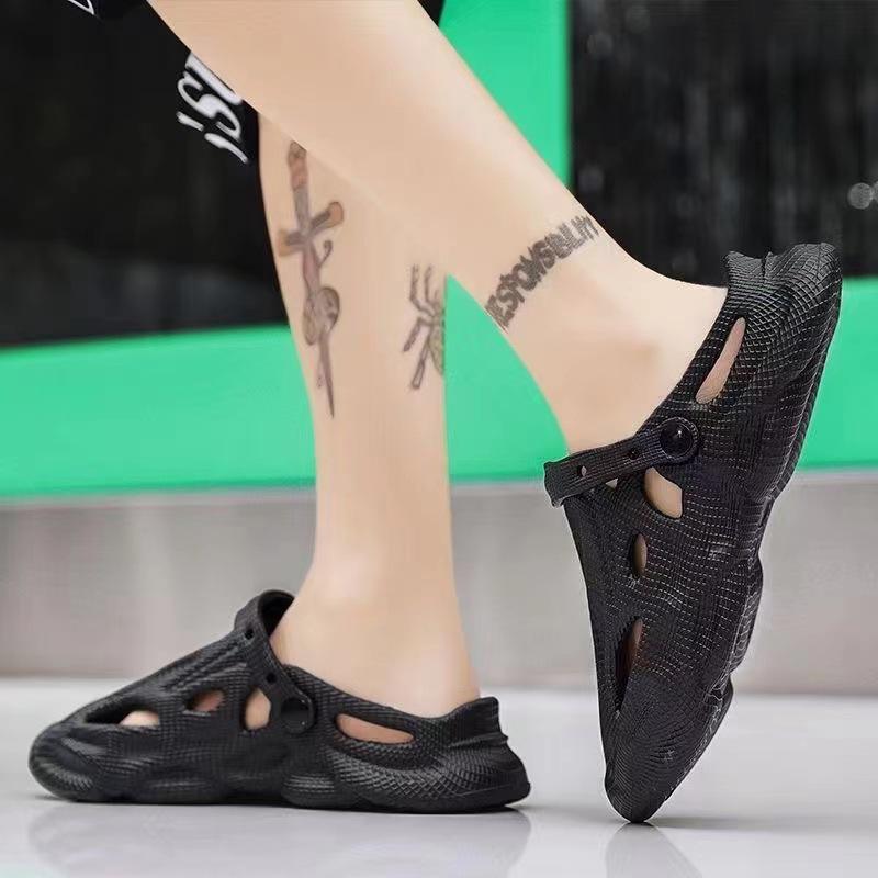 Sandalias de Moda Antideslizantes para Hombre 2024, Estilo Coreano, Suela Gruesa, Suaves, para Conducir al Aire Libre