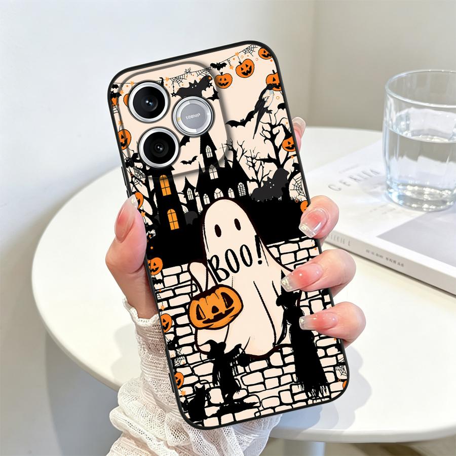 Halloween Cat Pumpkin Phone Cover Case for Honor 600 Lite X7 X8d 90 X9a X9d X6 X5b 8X 70 X8 X9c 200 400 Magic5 X6d X7d