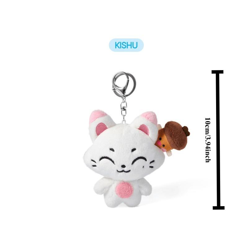 10Cm Enhypens Cute Plush Toy Lovely Fluffy Hanging Ornaments Adorable Decorative For School Bags And Backpacks Gift