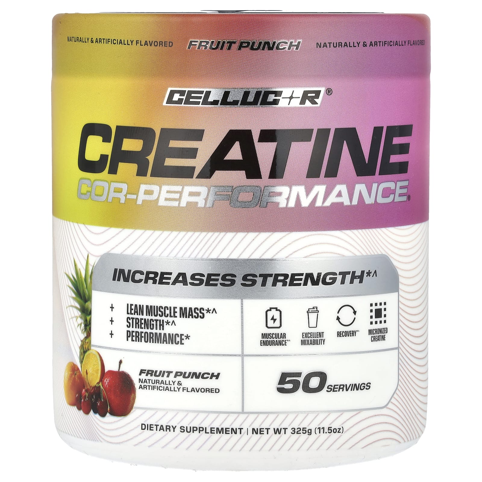 

C4 / Cellucor, Creatine Or-Performance®, Fruit Punch, 325G(11.5Oz)