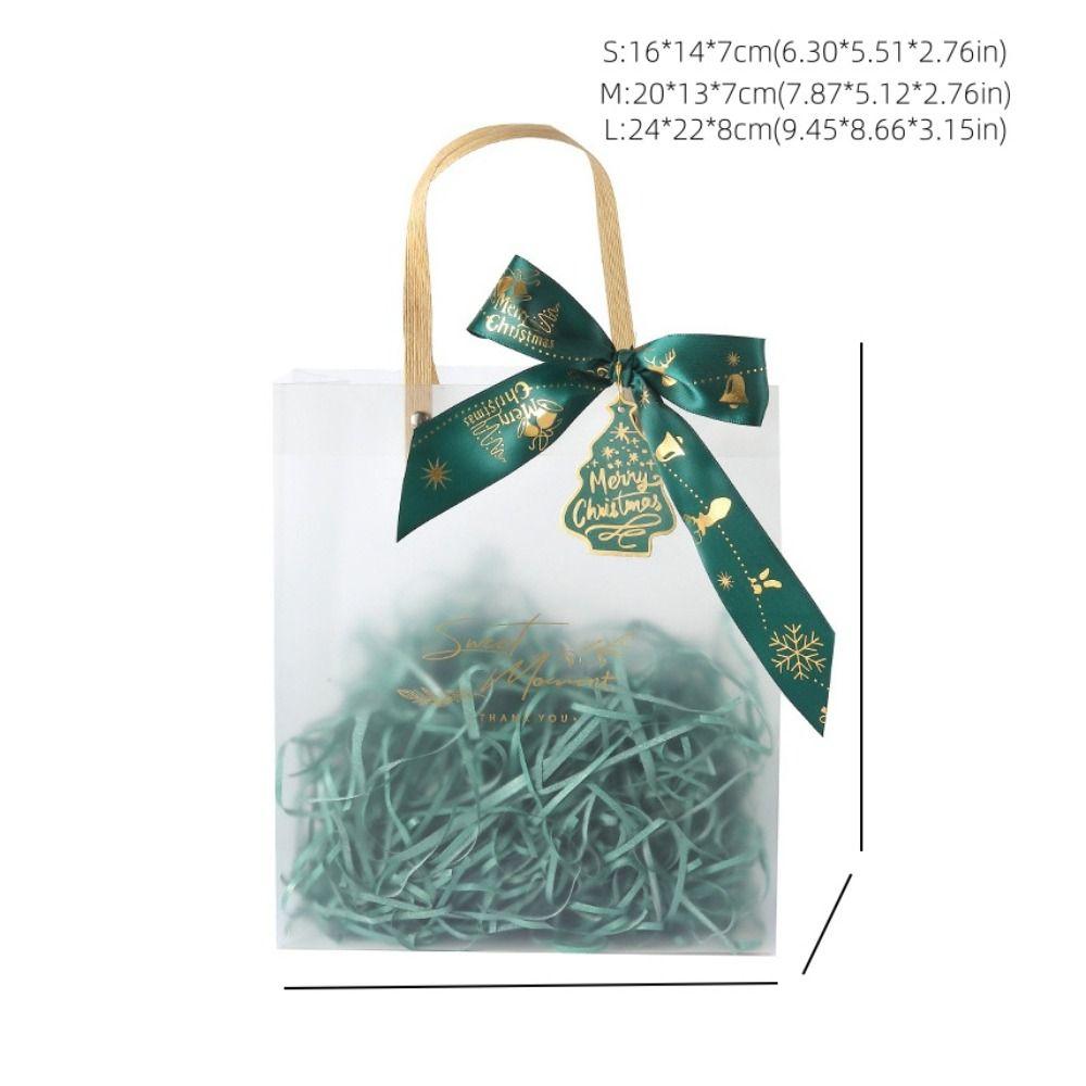 Raffia Gift Wrap Bags Silk Xmas Eve Tote Handbag Party Supplies Christmas Gifts Bag Gifts Box