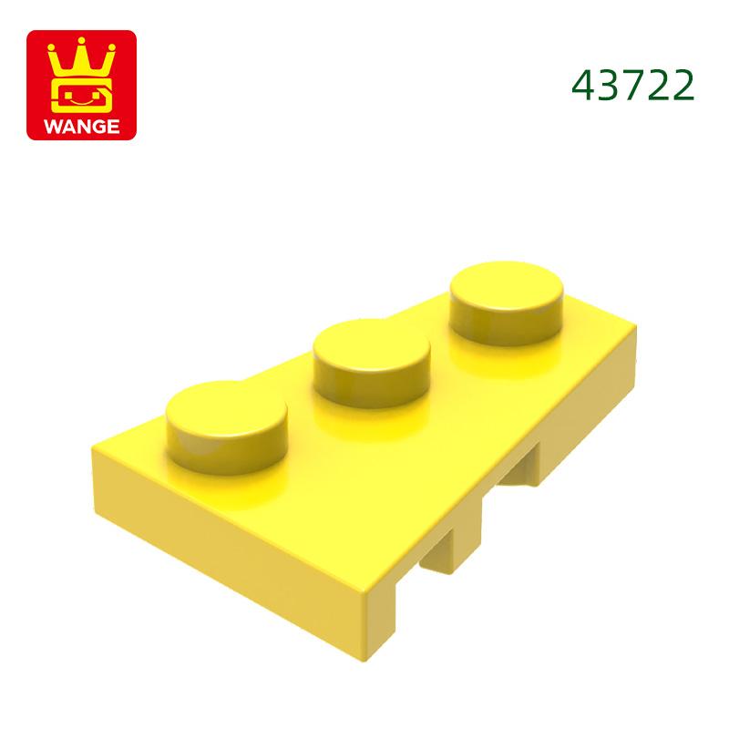 158Pcs/lot 43723 2x3 Right Wedge Plate Construction Bricks MOC Accessories Works With Featuring Blocks Kids Playthings Gift Idea Box