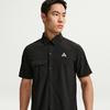 ACG Running Jackets Men's Black/Mountain Peak White Lapel Moderat