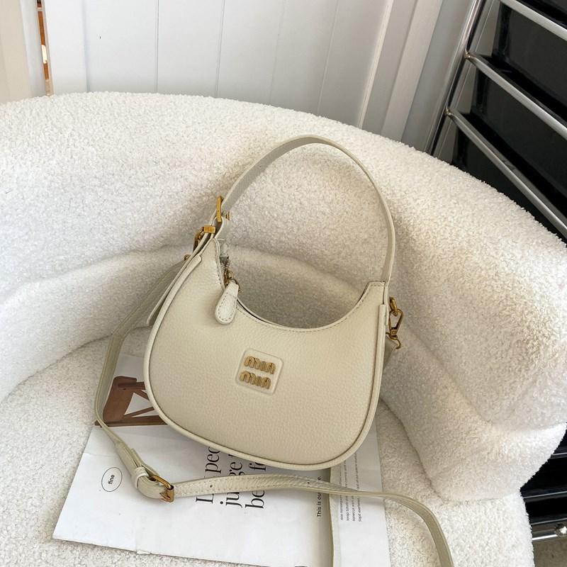 New Style Retro Bags for Women  Crescent Bag  Autumn and Winter Dumpling Bag  Versatile Single  Shoulder  Crossbody