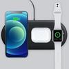 3 In 1 Wireless Charger Pad Ultra thin Desktop Mobile Phone Fast Charging Station USB PD For iPhone 16 15 14 13 IWatch Airpods