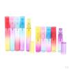 5x leere, nachfüllbare 4/8-ml-Duftflaschen, Parfüm-Duftfläschchen mit Kappen für Reisen, Dating, Partys –