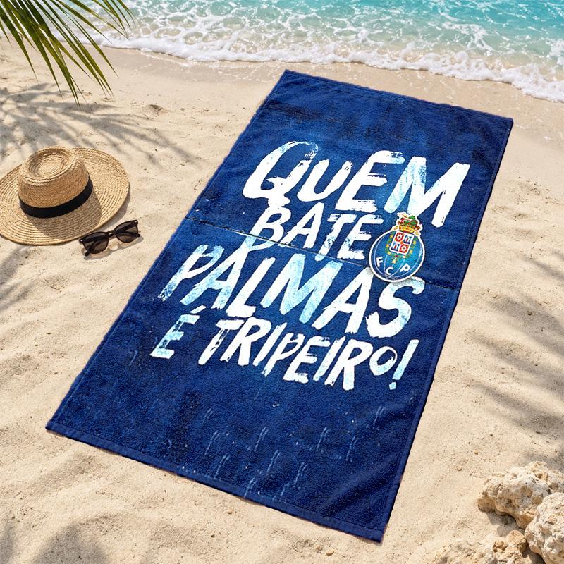 FC Porto Microfiber Beach Towel Quick Dry Sand Free Lightweight Beach Towels for Travel Swimming Camping