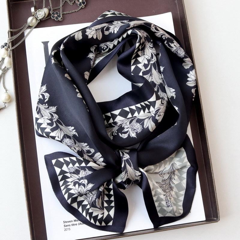 Silk women's Hangzhou silk scarves, long scarves, vintage mulberry silk ribbons, high-end gift professional neck scarves