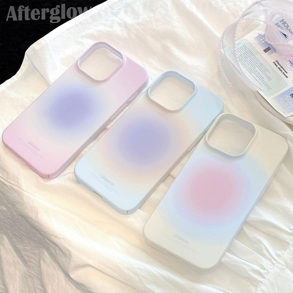 Film Shell for IPhone16 Mobile Phone Case for Apple For15promax Gradient Frosted 14 Simple 13 Japanese and Korean Style 17