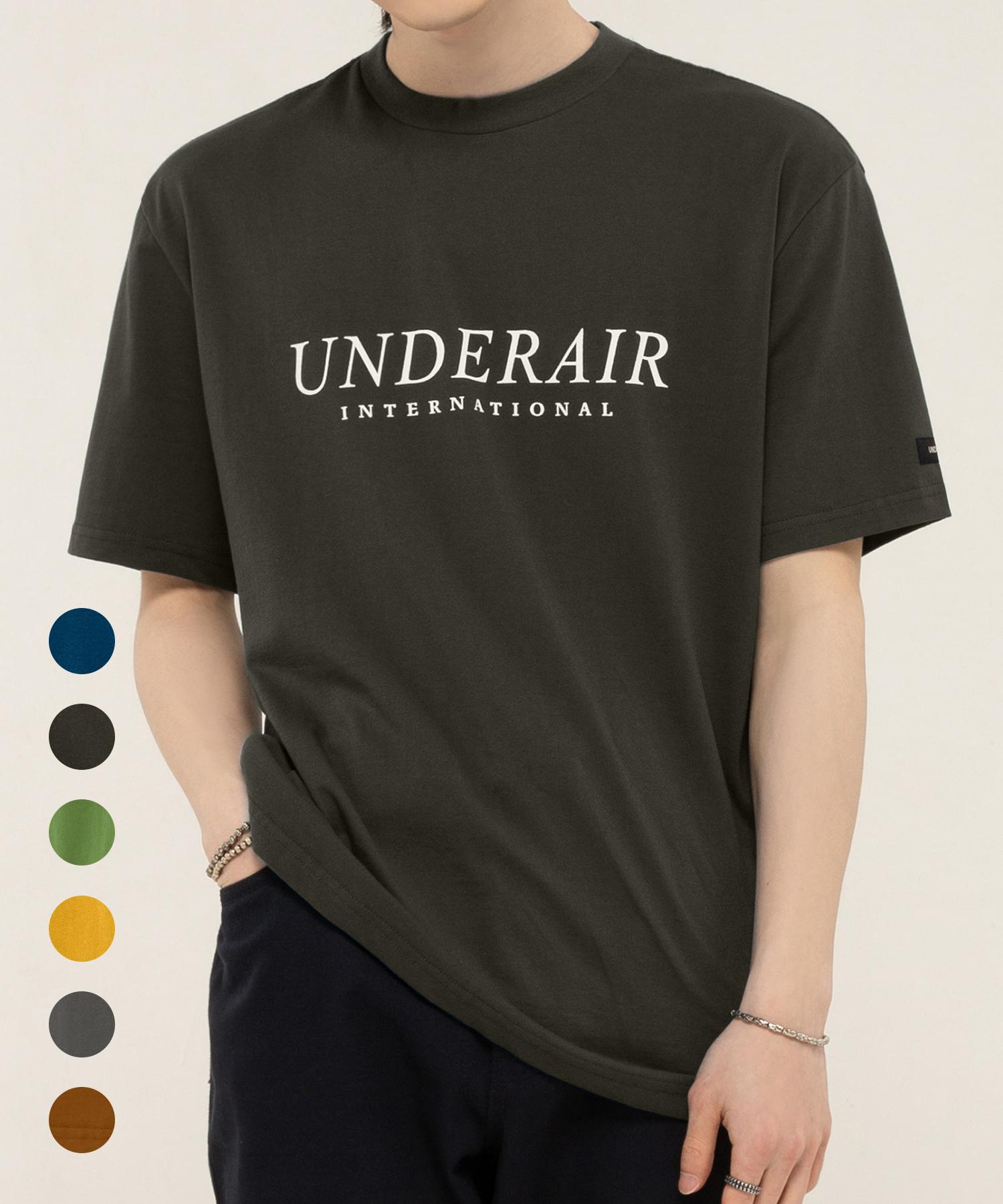 Under Air Diversion Half Sleeve (6Color) Blue/Avocado - M