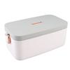 60W Electric Heated Lunch Box 1L Stainless Steel Cordless Portable Self Heating Lunch Box for Office Work School