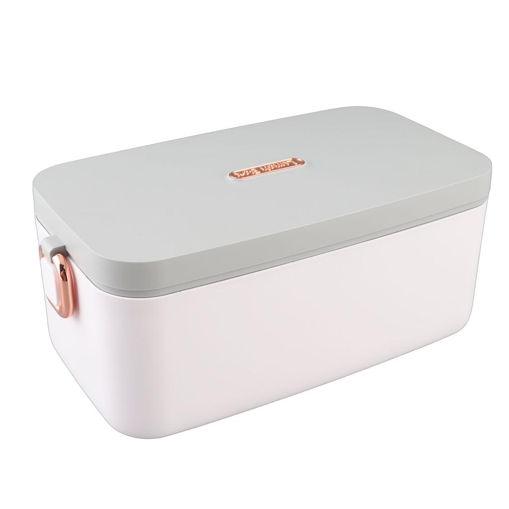 60W Electric Heated Lunch Box 1L Stainless Steel Cordless Portable Self Heating Lunch Box for Office Work School