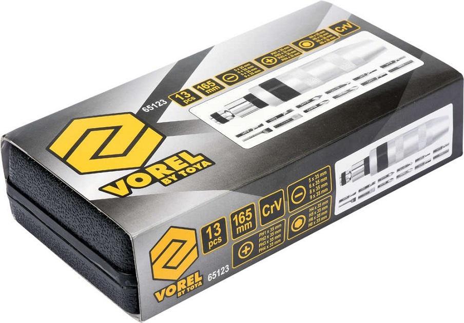 Impact Screwdriver Set With 13 Pieces Bits - W-65123