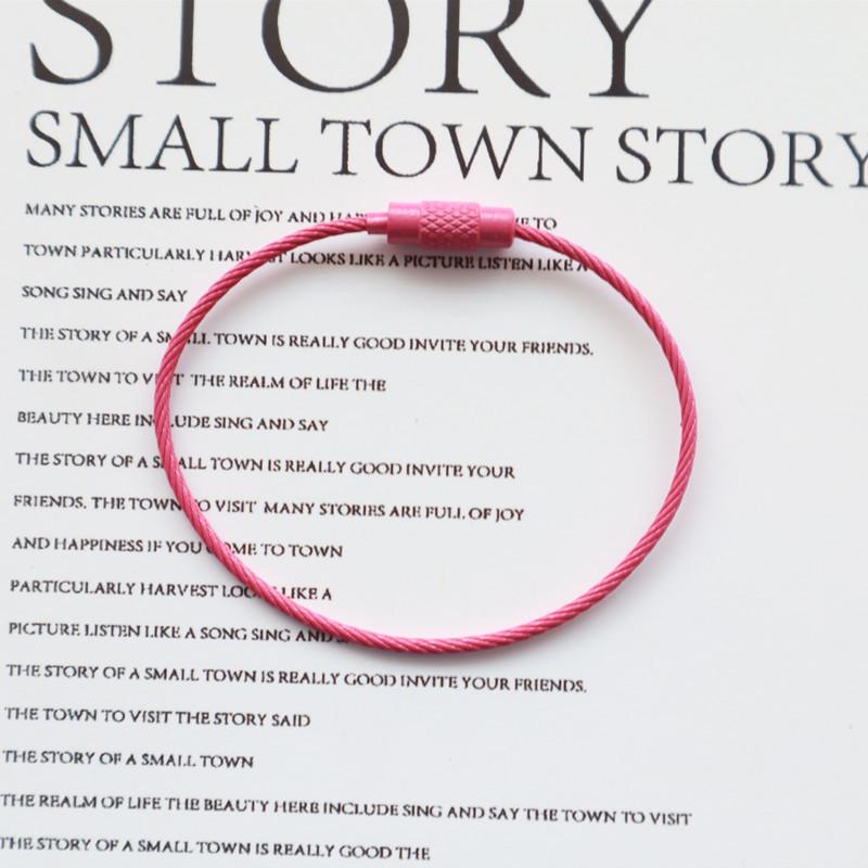 1 stk Fargerik Bagasjelappklemme i Rustfritt Stål Slitesterk og Enkel å Installere Perfekt for Reise og Daglig Bruk