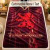 Flanelinis pledasMiddlesbrough FC Individualus vardas Tekstas Personalizuotas Minkštas Šiltas Mesti pledas Namų dekoras Dovana