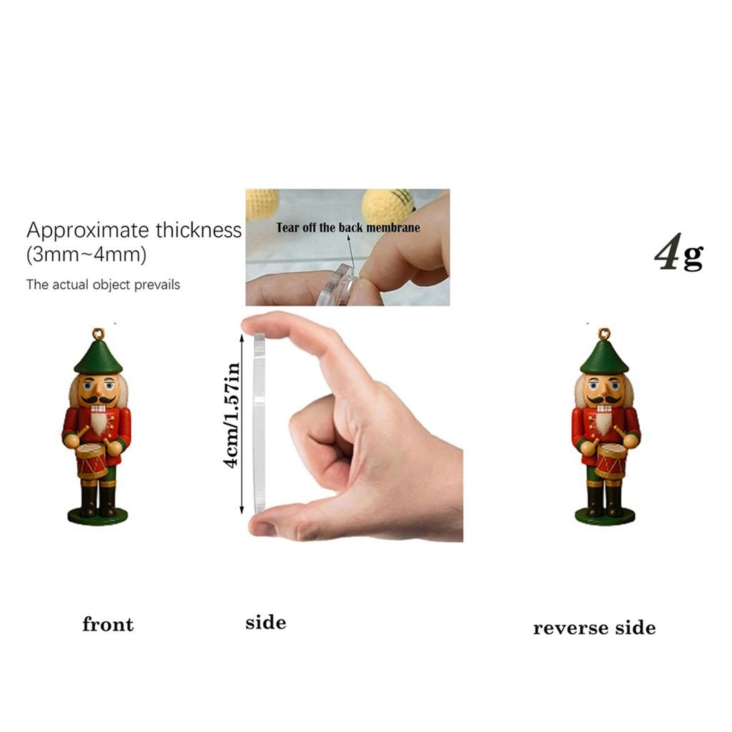 2D Plane Box 24 Double-sided Printing Pendant Countdown Calendar 24-day Christmas Advent Calendar Acrylic Plane Pendant Blindbox