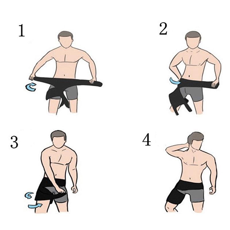 1Pcs Hip Brace Thigh Compression Sleeve Hamstring Compression Sleeve Sciatica & Groin Compression Wrap For Hip Pain Relief