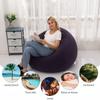 Lazy Inflatable Sofa Chair Living Room Folding Tatami Single Lounger Sofa Home Decoration Bean Bag Chair Outdoor Casual Sofa Bed