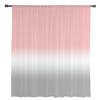 Pink White Grey Gradient Ombre Sheer Curtains for Living Room Decoration Window Curtains Kitchen Tulle Voile Organza Curtains