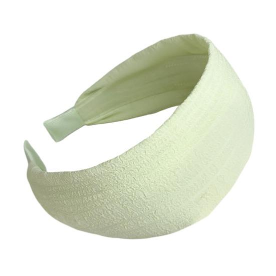 

Headband Soft Fabric Wide-Brimmed Design Breathable Linen Hair Hoop Face Shaping Makeup Hair Accessory