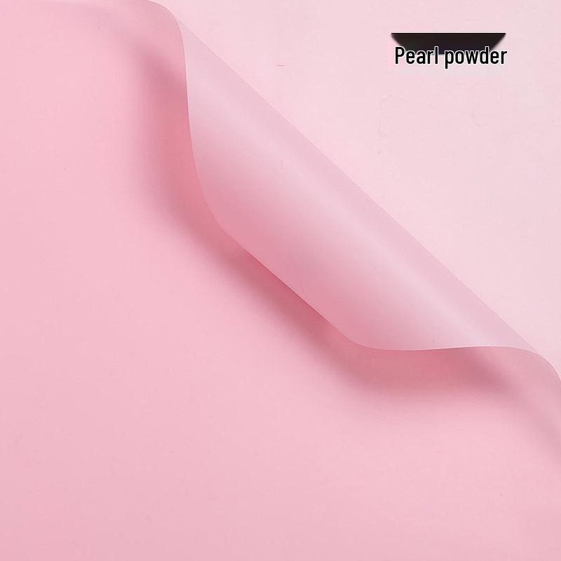 Translucent Waterproof Matte Paper for Florist Bouquets - Korean Solid Color Flower Packaging