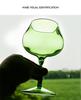Green Vintage Crystal Glass Wine Goblet Creative Home Use Wine Glasses Cocktail Glasses Green Spiral Cup Stem Barware