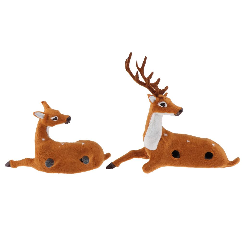 Christmas Elk Deer Reindeer doll Decor Gift