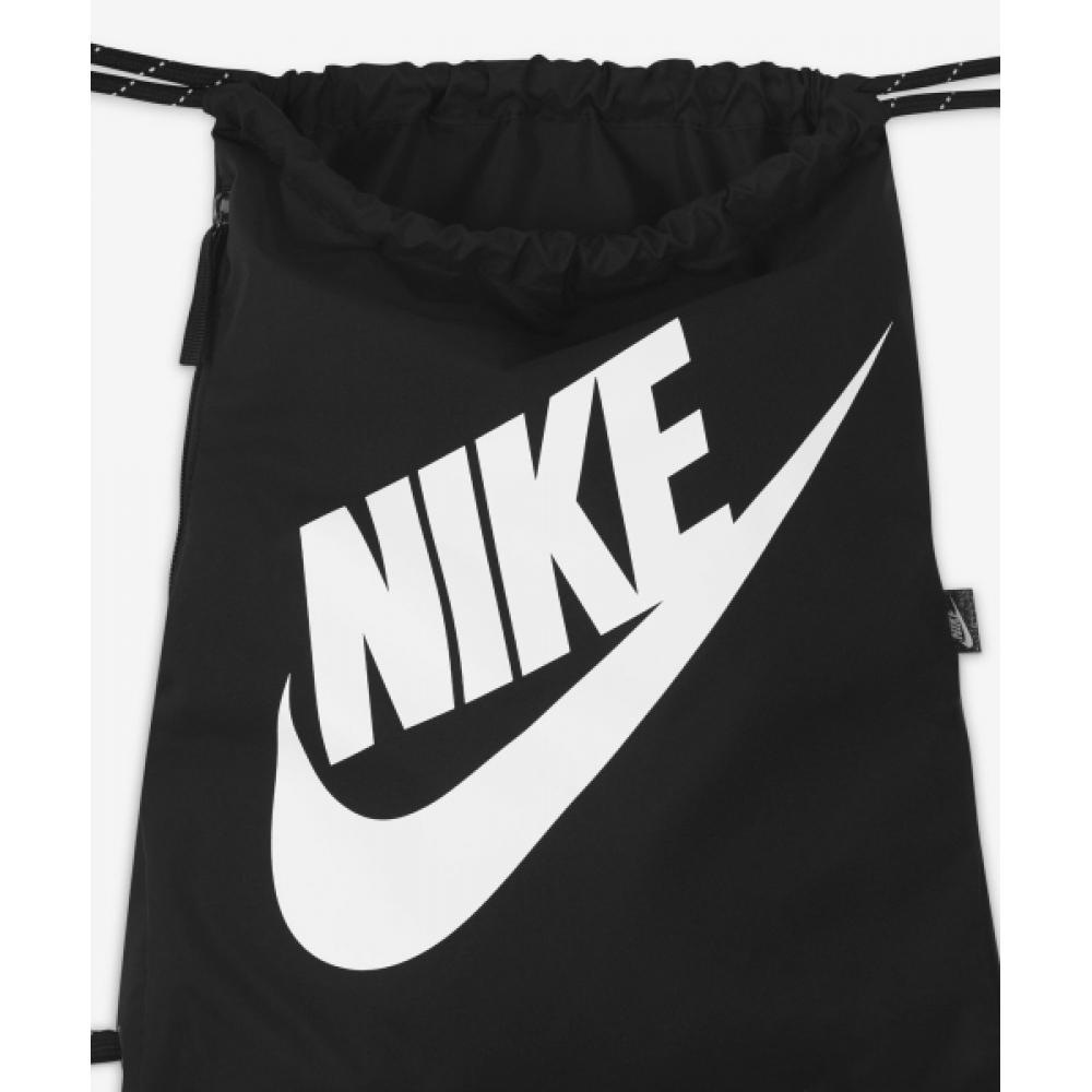 Nike Heritage Drawstring Bag  13l    Black  White Dc4245 010