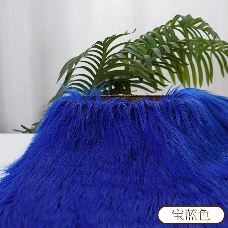 0.5/1 Yard 9cm Faux Fur For Needlework Sewing Doll Toy Beard Hairstyles DIY  Material Accessories Home Decoration Cosplay Fabric