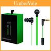 Fone de Ouvido Gamer Intra-auricular Razer Hammerhead Pro Com Organizador de Fones de Ouvido Verde Mágico