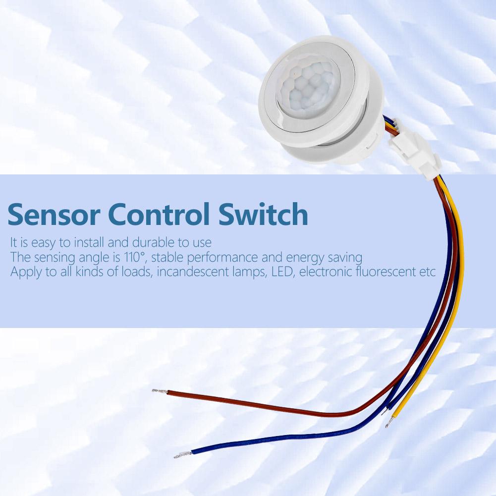 Herr HW06A LED Automatischer Infrarot Bewegungssensor Steuerung 1-40W 35*25mm