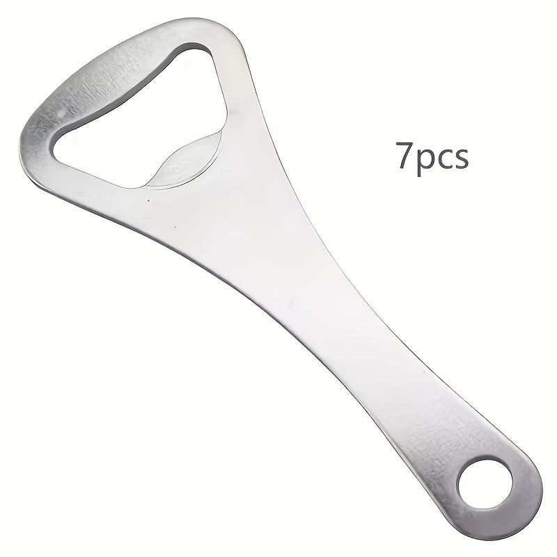 7 Pcs Metal Beer Bottle Openers Wall Mount Fixed Bottle Opener Simple Easy To Use Essential Household Bar Accessories for H