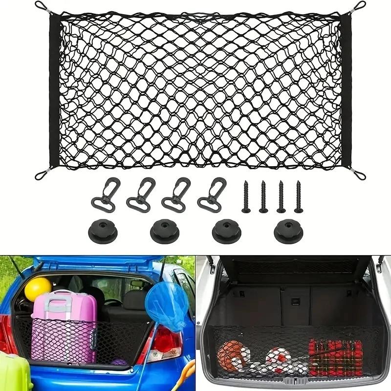 Auto Kofferraumnetz Universelles Auto Netzbeutel Auto Hinterer Kofferraum Aufbewahrungsnetz Gepäck Ladungsnetz Tasche Für Auto Motorrad LKW ATV