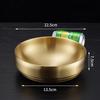 Korean Style Gold Stainless Steel Multi-Purpose Bowl