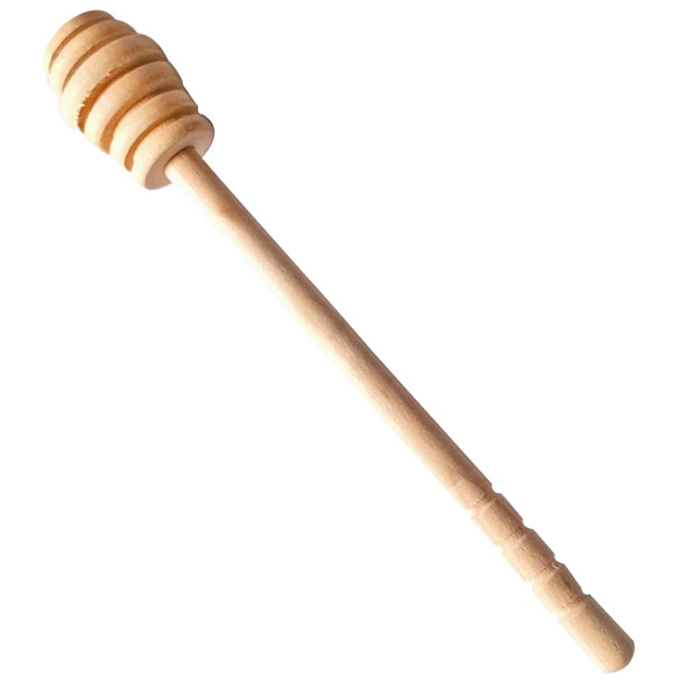 1/2/50 Pezzi Bastoncino Miele Bastoncino Mescolatore Miele Manico Lungo Miele in Legno 6,2 Pollici Multifunzione per Festa di Matrimonio