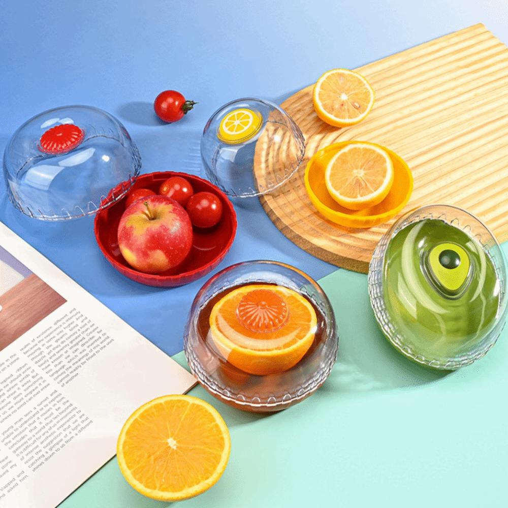 2 Piece With Lid Fruit Preservation Box Sealed Drop-resistant Vegetable Fruits Crisper Wear-resistant Reusable