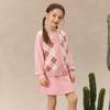 PawinPaw Girls' Cartoon Bear Knit Skirt Set