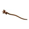 Wooden Cat Hair Stick Bell Cartoon Aniaml Hairpin Retro Chinese Hanfu Style Hair Clip  Hanfu
