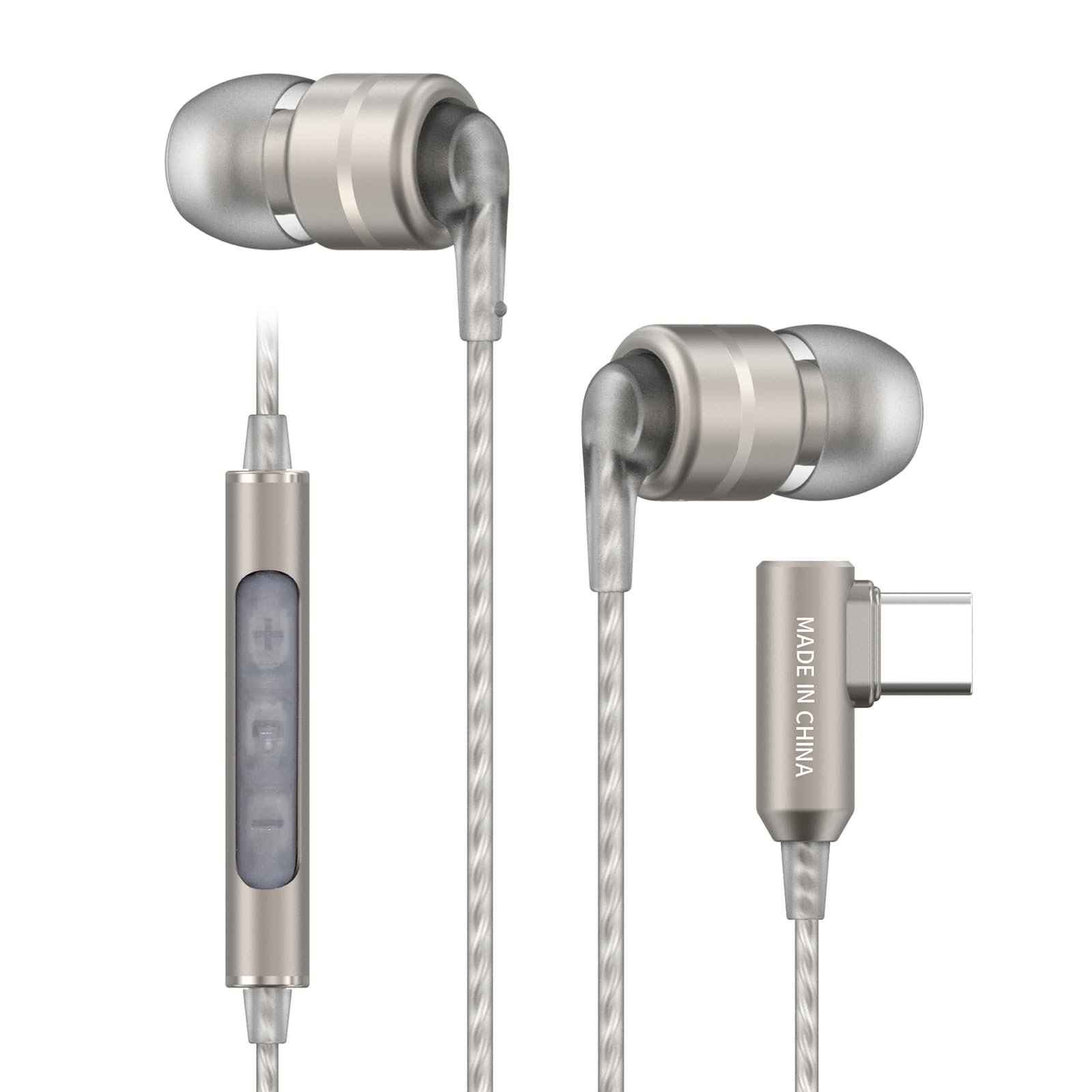 

SoundMAGIC E80D Digital USB C Headphones Type C Wired Earphones with Mic HiFi Stereo Earphones Powerful Bass Noise Isolation Compatible with Android