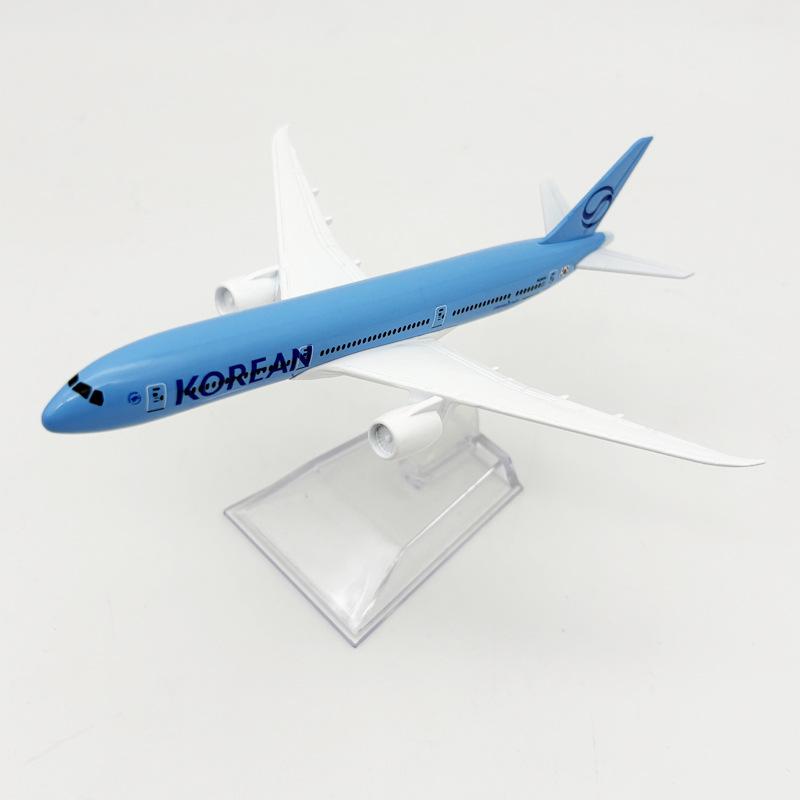 1/400 16CM B787 Airplane Model Diecast Alloy Airways Korean 787 Airplane Toy Static Model for Collection Children Kids Gift Toy