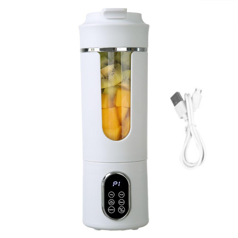 

530ML Capacity Mini Juice Mixer 12 Blades Fruit Extractor Portable Juicer Blender Travel белый