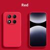 Vloeibare Siliconen Telefoonhoes Voor Xiaomi Redmi Note 14 Pro 5G Hoes Cover Schokbestendig Funda Cover Voor Redmi Note 14 Pro Plus