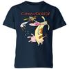 Cow and Chicken Characters Kids' T-Shirt - Navy - 3-4 Years