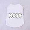 Pet Summer Vest Dog & Cat Fashion Role-playing Breathable Clothes Bichon Pomeranian Funny Internet Celebrity Slogan  Printed