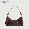 Ladies One-Shoulder Underarm Bag Retro Merad Color Cross-Body Fashion Bag