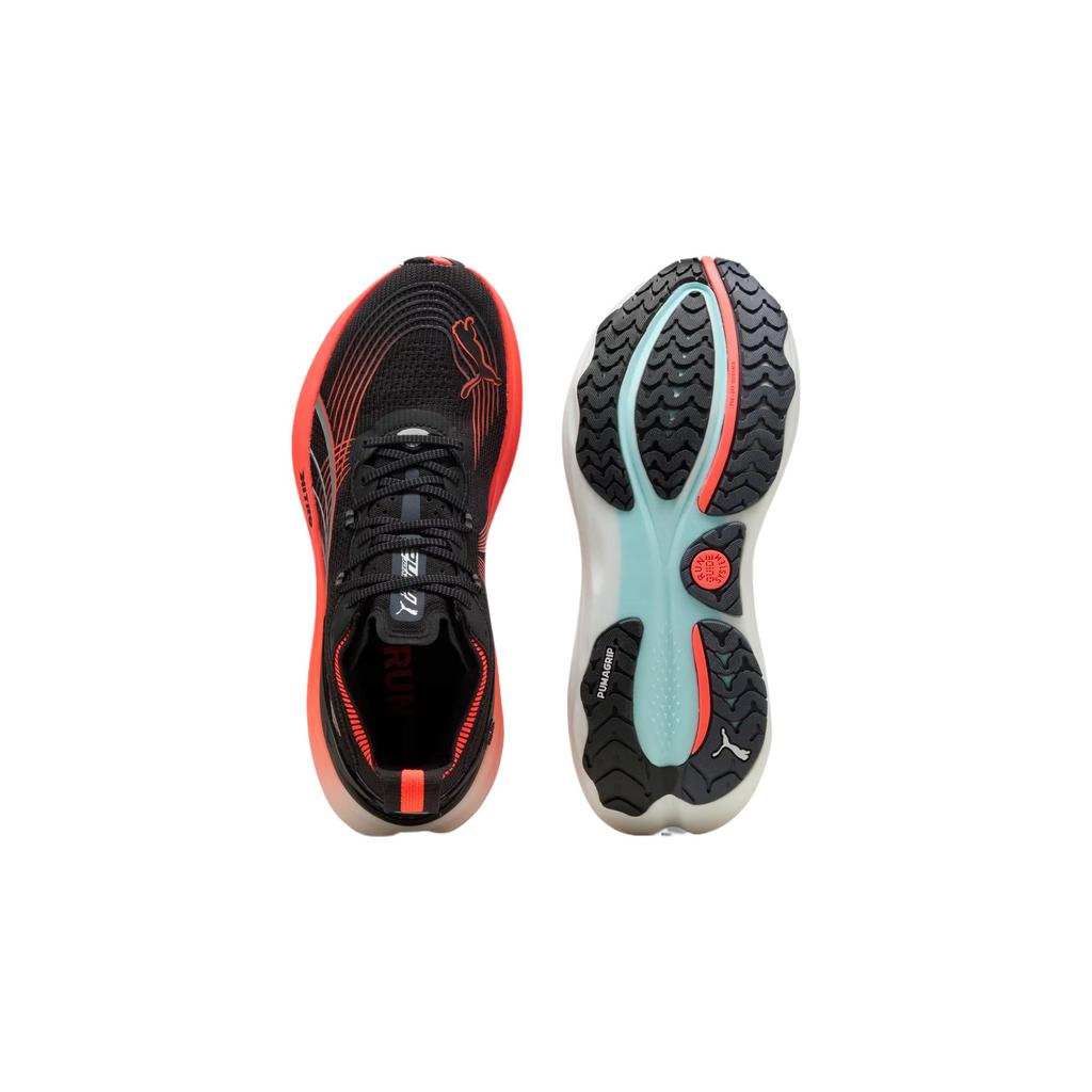 Puma Foreverrun Nitro Ii Fashion Comfortable Casual Trend Mid-Top Running Shoes Men running shoes Puma-Black Glow-Red 310109-08