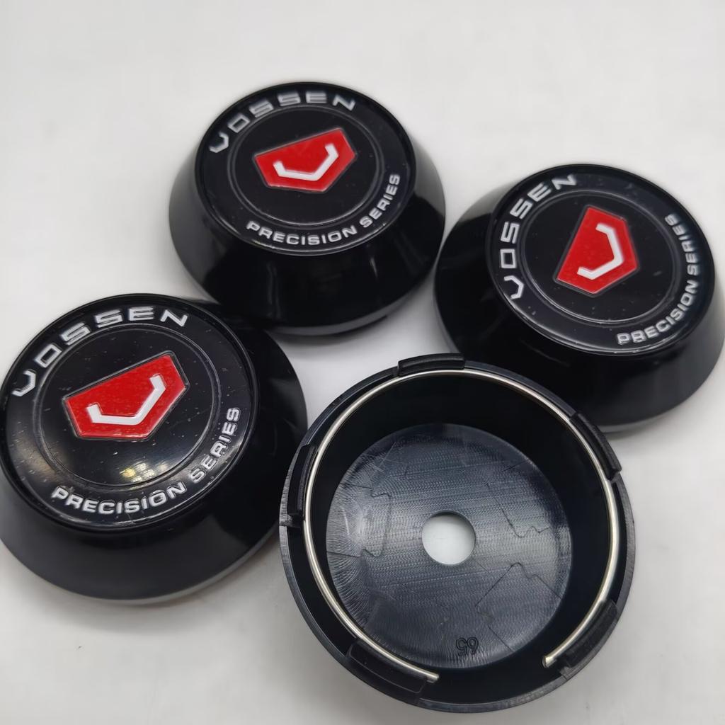 4Pcs/set Vossen Logo Centre Caps For Rims 60mm 64mm 65mm 68mm 69mm Wheel Hub Caps Wheel Covers Car Rims Tire Accessories