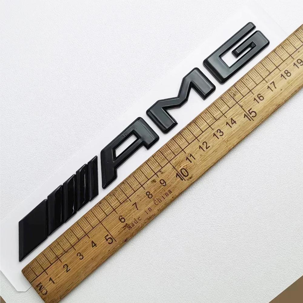 1Pcs 3D Car Rear Trunk emblem Decal Letters Sticker For Mercedes Benz AMG A B C E G CLA W211 W203 W204 W210 W124 accessories