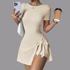 Women's Casual Yoga & Sports Skirt - Spring/Summer Beautiful Back Two-Piece for Golf & Tennis